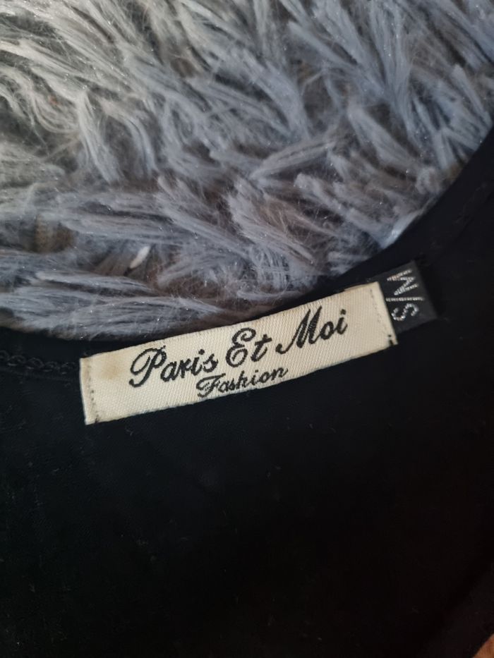 Débardeur imprimé tigre et papillon avec strass taille S-M - photo numéro 6