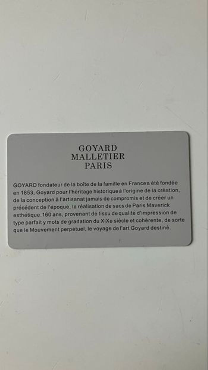 Porte-cartes Goyard Saint Sulpice 💼 - photo numéro 3