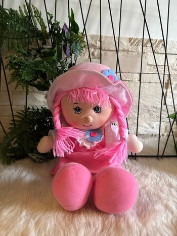 Poupée de Chiffon Rose - 34 cm