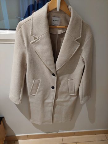 Manteau long beige