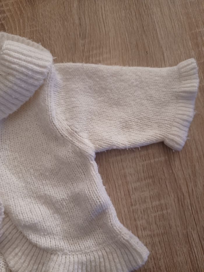 Gilet crème 3 mois - photo numéro 3