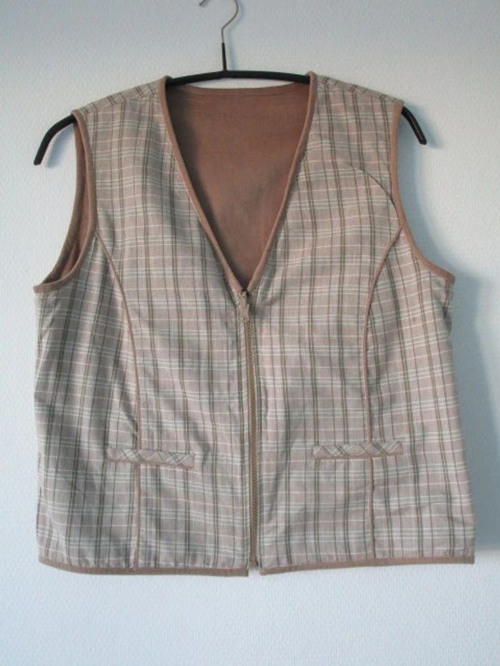 Gilet sm velours cerf vintage 42 TBE - photo numéro 9