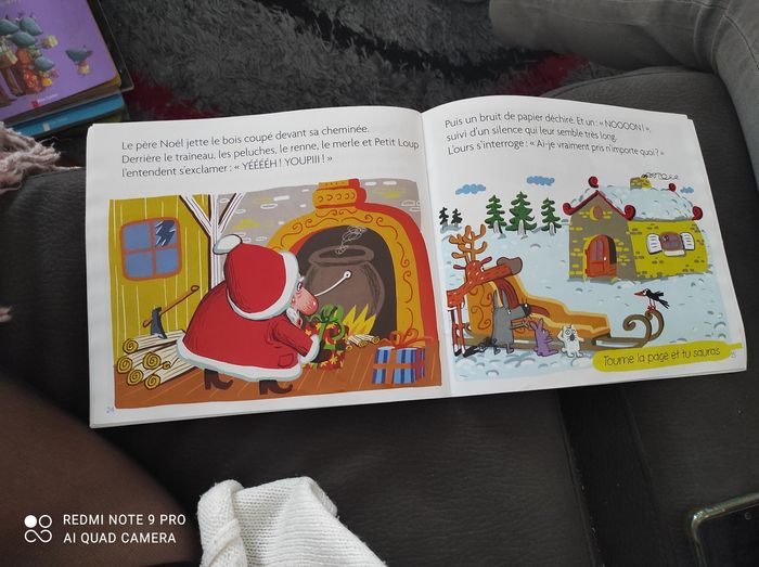 Livre Petit loup le Noël du père Noël - photo numéro 3