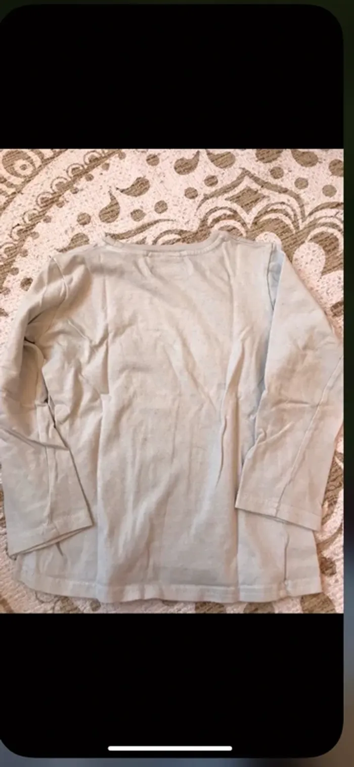 T-shirt manches longues interdit de me gronder taille 4 ans - photo numéro 4