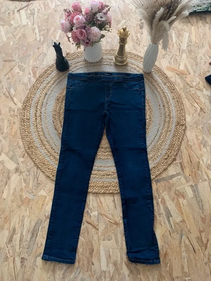 Jegging bleu