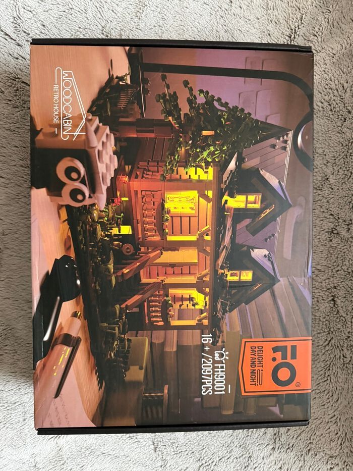 Funwhole - Lumibricks - FH-9001 Cabane en Bois - LED 2097 pcs