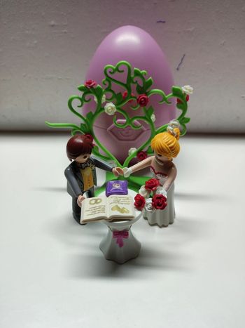 Oeuf de pâques playmobil