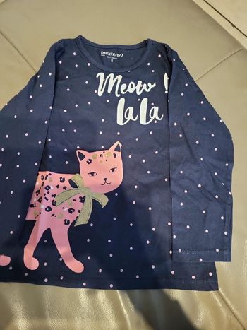 Tee shirt fille 5 ans ,in extenso