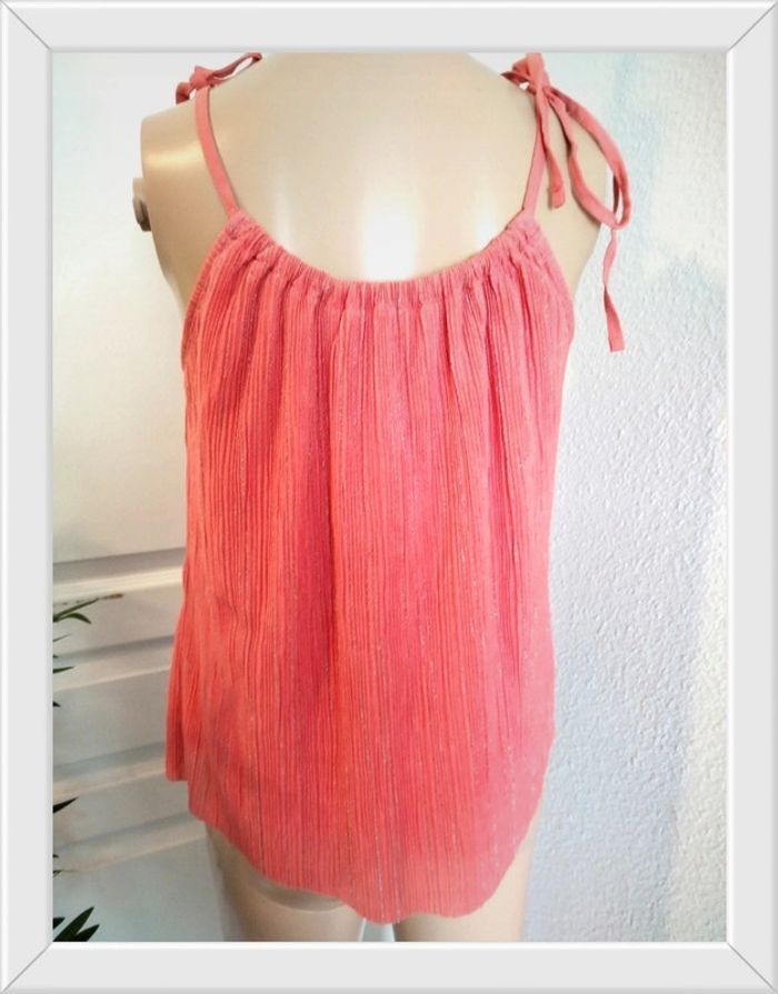 Top corail Camaïeu taille xs neuf - photo numéro 6