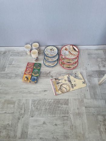 Vaisselles en carton thème Harry Potter