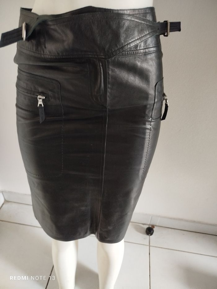 #kytie38femme. Jupe en cuir taille 38 - photo numéro 6