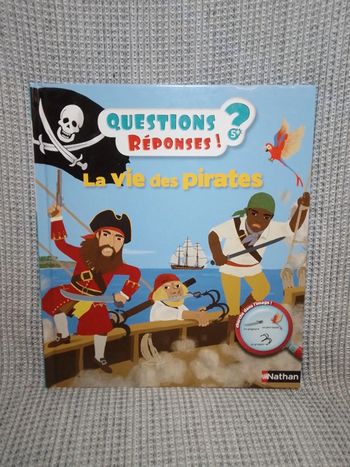 Questions Réponses 5+ "La vie des pirates" - Ed. Nathan