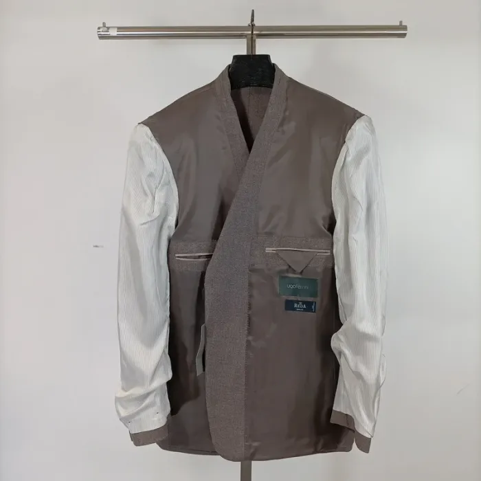 Veste de costume grise Soren Ugo Ferrini - Taille 27 100% laine A475 - photo numéro 12