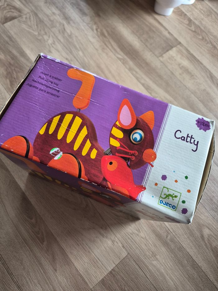 Jouet chat à tirer Djeco - photo numéro 3