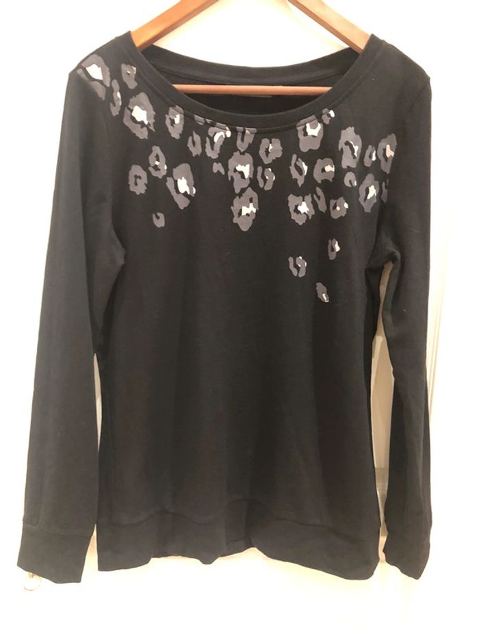 Sweat noir fin taille L