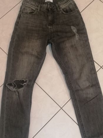 Jean mom noir 12 ans