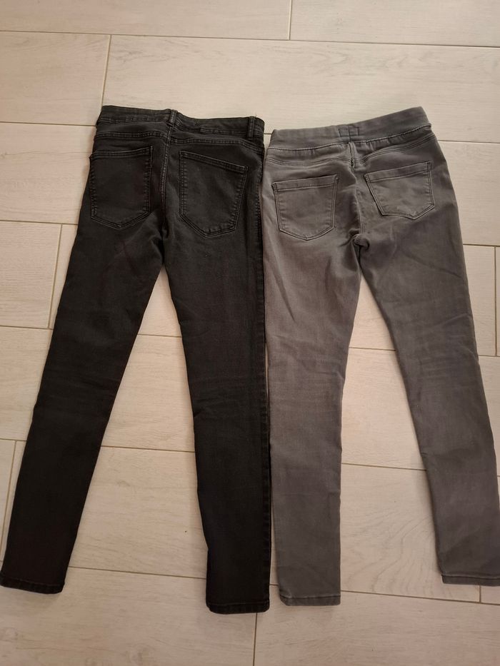 Lot 2 jegging 10 et 12 ans zara et verbaudet - photo numéro 2