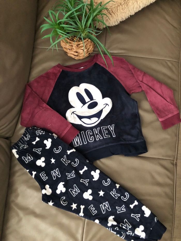 Pyjama  marine Mickey - photo numéro 3