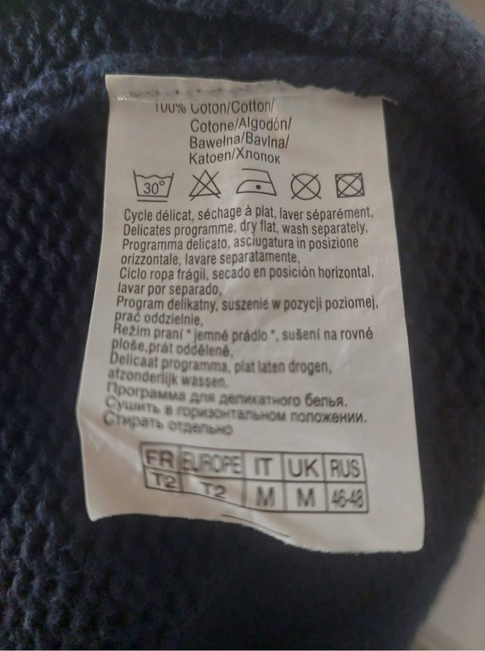 Gilet manches courtes bleu Camaïeu T2 TBE 💙 - photo numéro 4