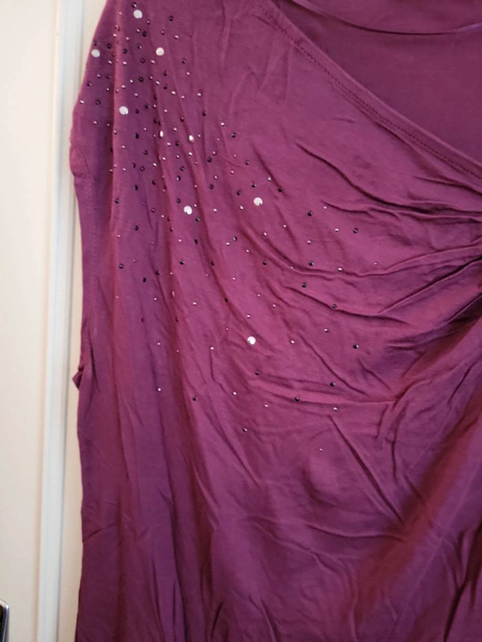 T shirt tex violet - photo numéro 3