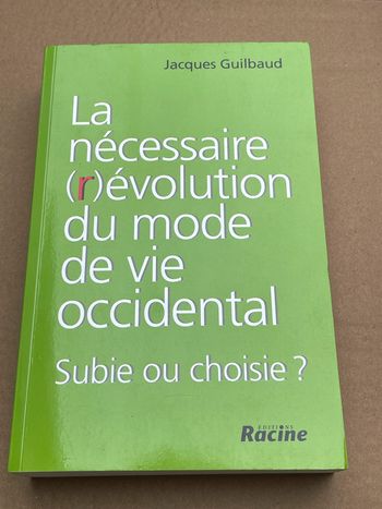 La nécessaire (r)évolution du mode de vie occidental