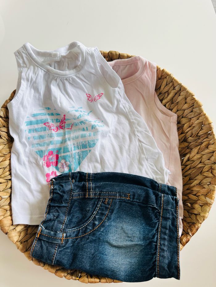 Lot de vêtements fille 9 mois été - photo numéro 4