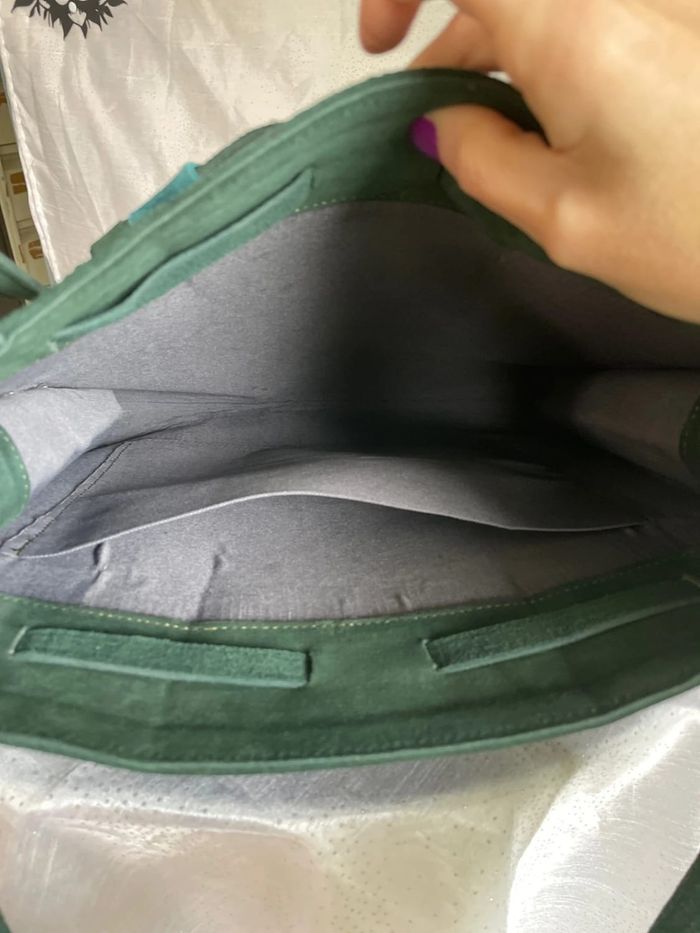 Sac vert effet python - Comme neuf - photo numéro 7