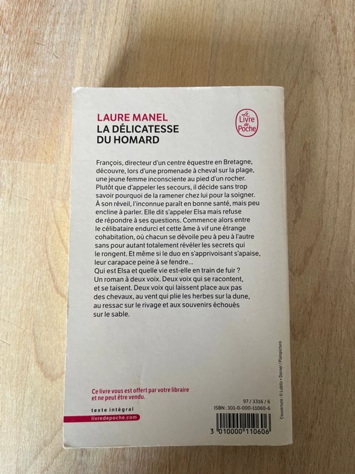 La délicatesse du homard - Laure Manel - photo numéro 2