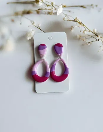 Boucle d’oreille - Pâte fimo