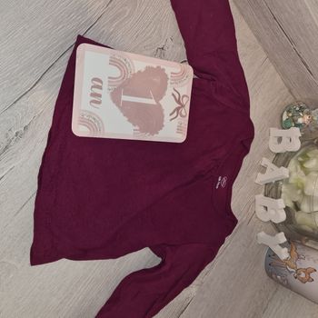 T-shirt manches longues 12 mois Mots d'enfants