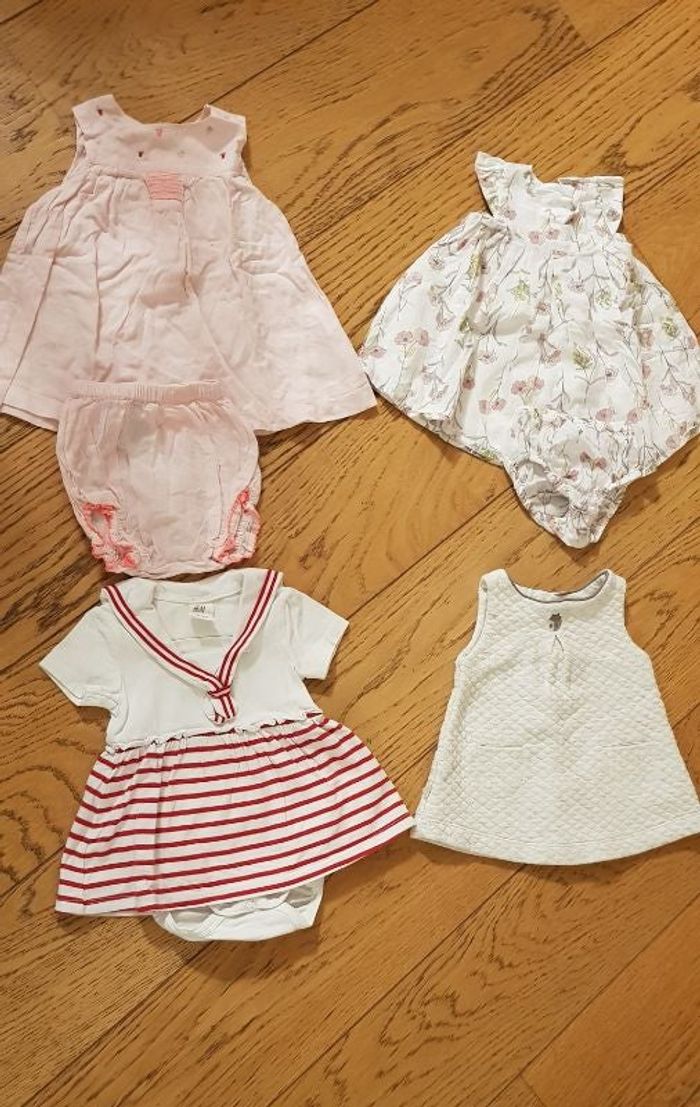 Lot de 4 Robes 3mois
