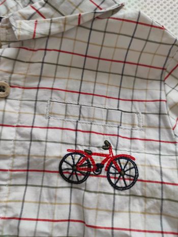 Chemise sergent major 12mois comme neuf