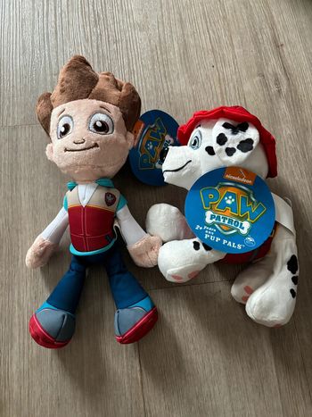 Lot peluche pat patrouille marcus Ryder doudou