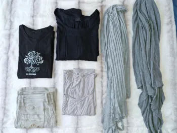 ot de 6 vêtements femme t. 42