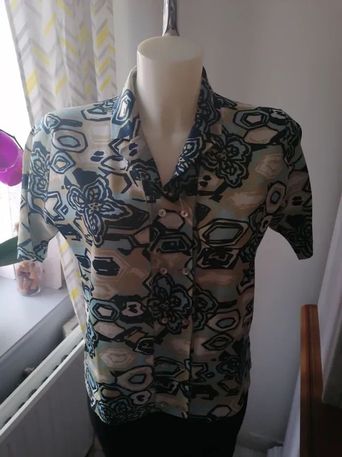 Chemise manches courtes vintage