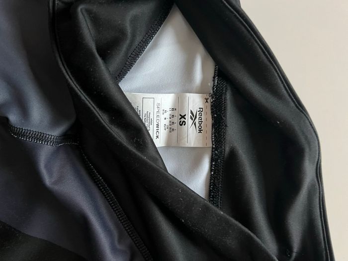 Legging sport Reebok taille XS noir/gris - photo numéro 3