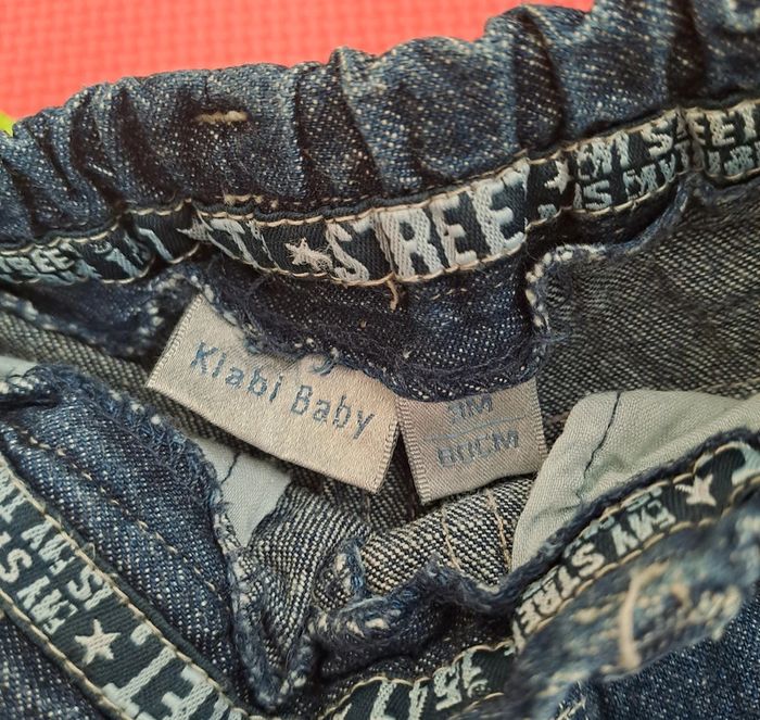 Ensemble bleu t-shirt manches courtes pantalon jean, kiabi, taille 3 mois (60 cm) - photo numéro 8