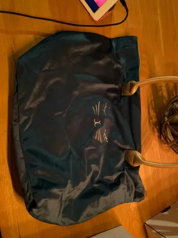Sac neuf vert chat