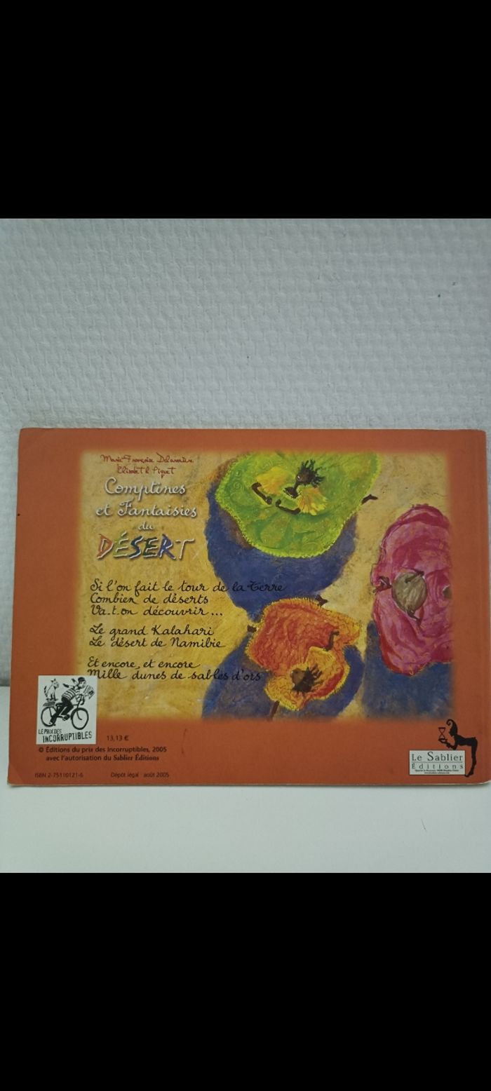 Livre " comptines et fantaisies du désert " - photo numéro 3