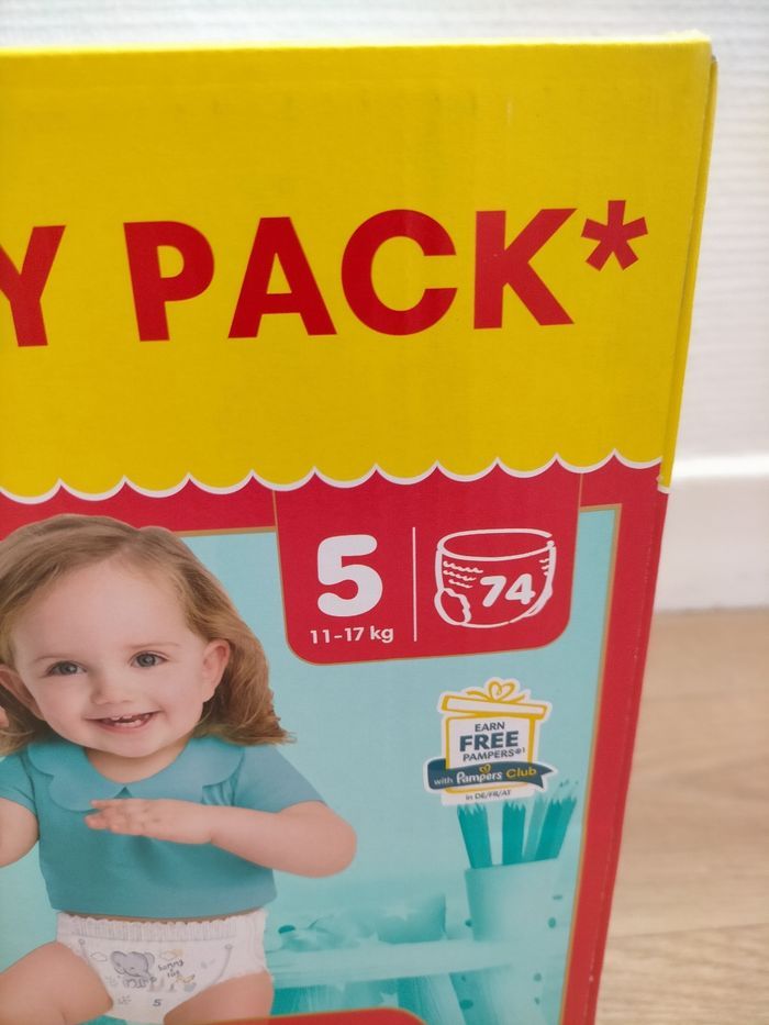 Couches Pampers premium pants taille 5 - photo numéro 2