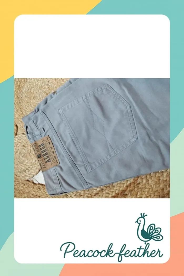 Pantalon gris clair 46 homme acros - photo numéro 3