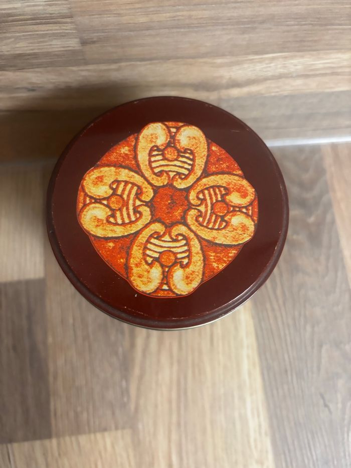 Lot de 3 boîtes en métal style vintage café thé sucre - photo numéro 4