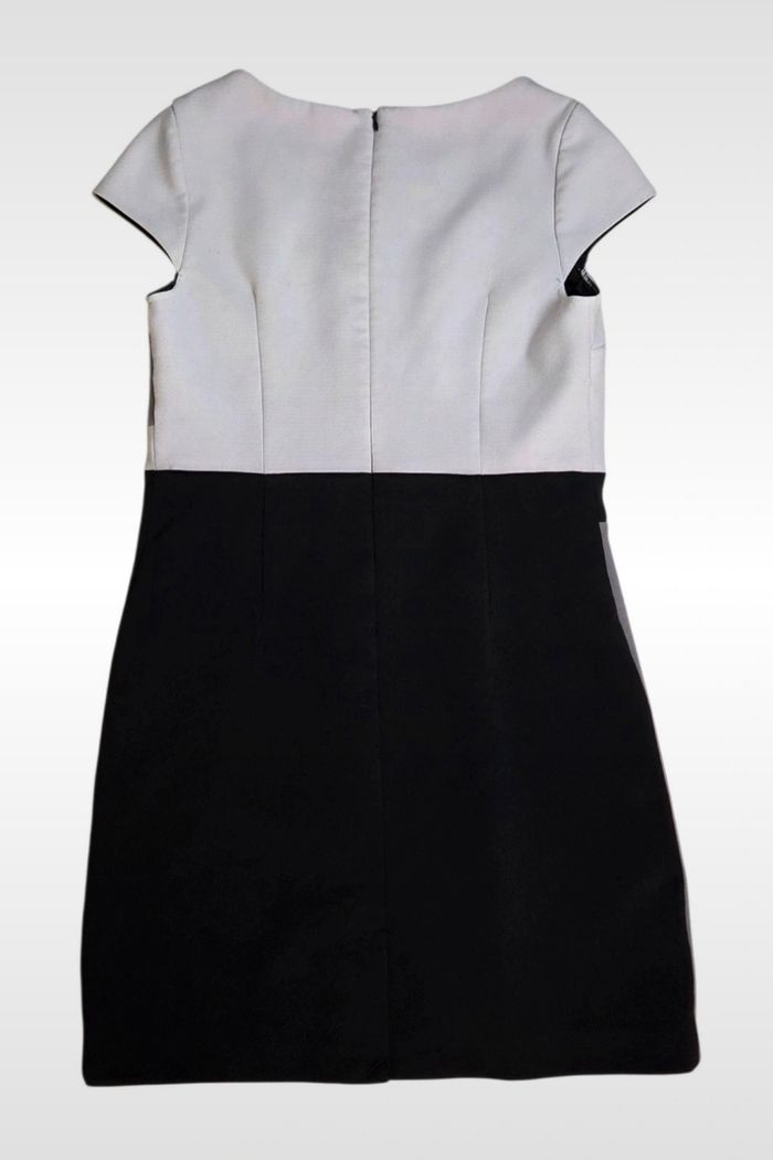 Robe Jacqueline Riu taille 42 en très bon état noir blanc gris - photo numéro 2