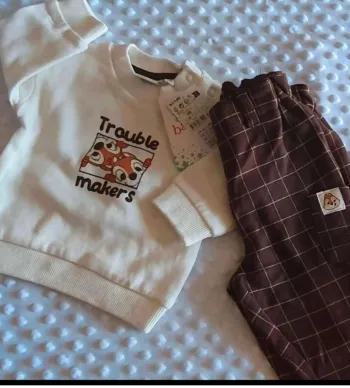 Ensemble pull et pantalon Tic & Tac 3 mois