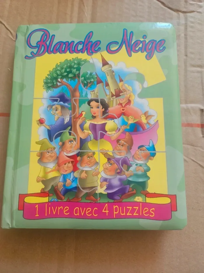 4 livres Disney + puzzle - photo numéro 2