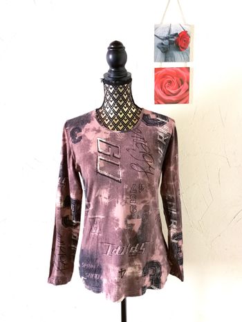 🌸T-shirt manches longues, Côte anglaise, taille 38