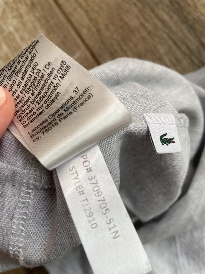 T-shirt Lacoste manches courtes fille - photo numéro 8