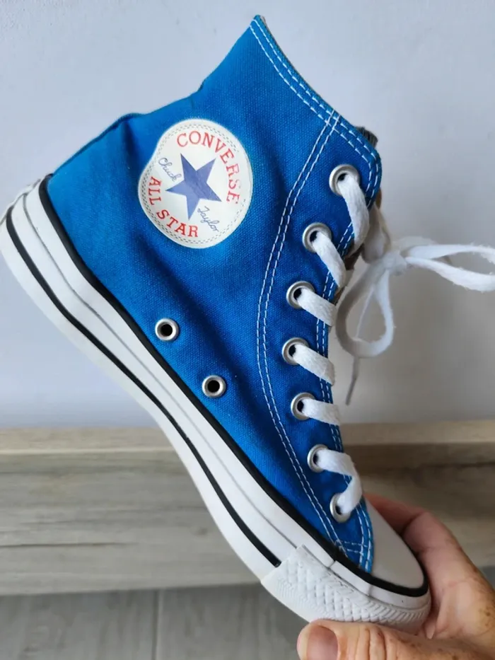 Converse hautes bleu électrique - photo numéro 4