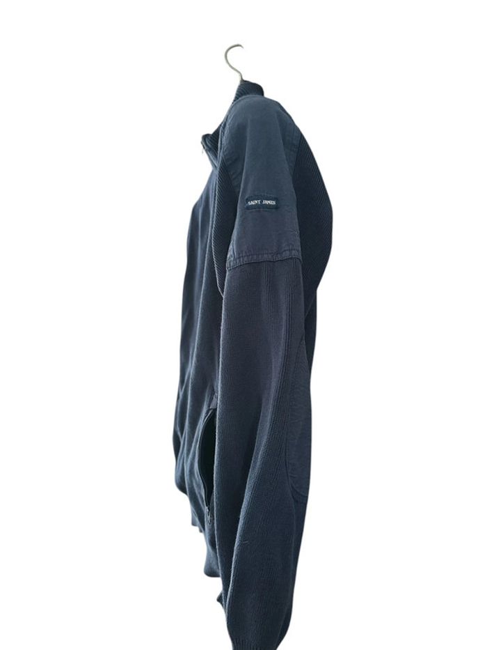 Veste gilet zippé Saint James - Taille M (48) - 100 % coton - Made in France - photo numéro 2