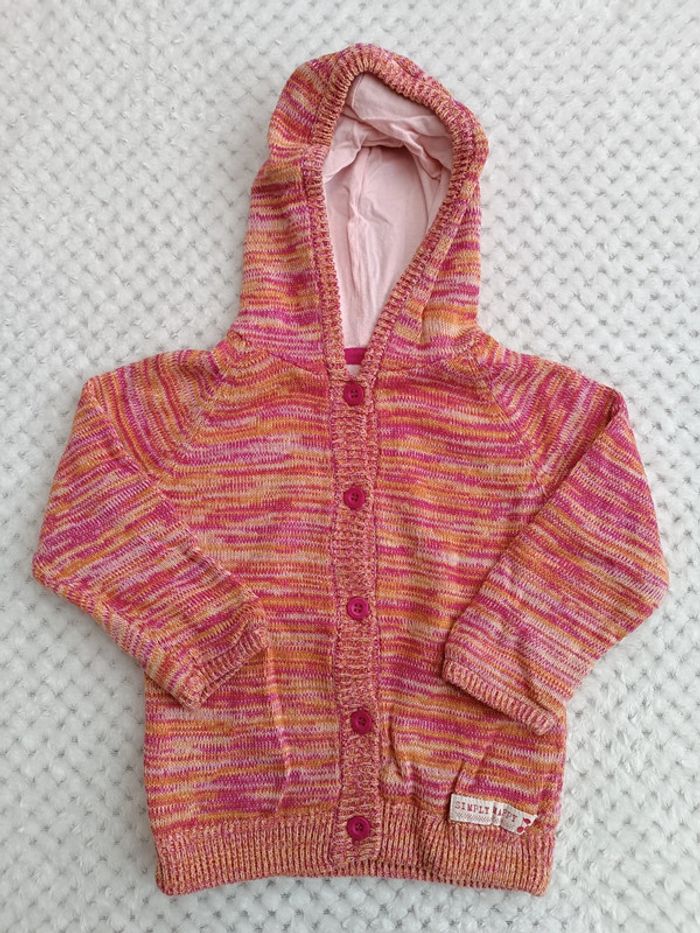 🔸Adorable gilet coloré Mon Cœur – 6 mois 🔸